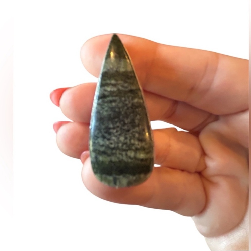 Swiss Kambaba Jasper Stone Meditation Ring